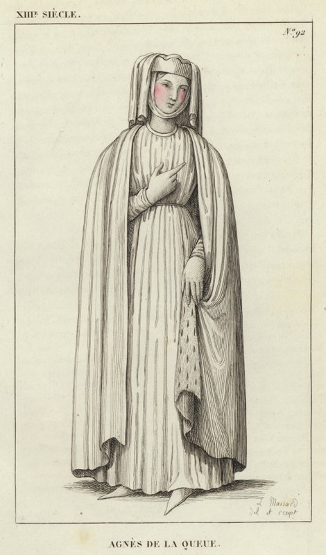 XIII Secolo, Agnes de la Queue da French School