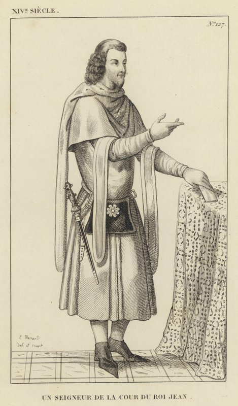 XIV Secolo, Un Signore della Corte del Re Giovanni da French School