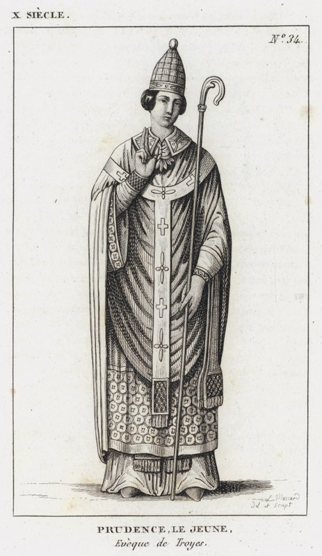 X secolo, Prudence il Giovane, vescovo di Troyes da French School