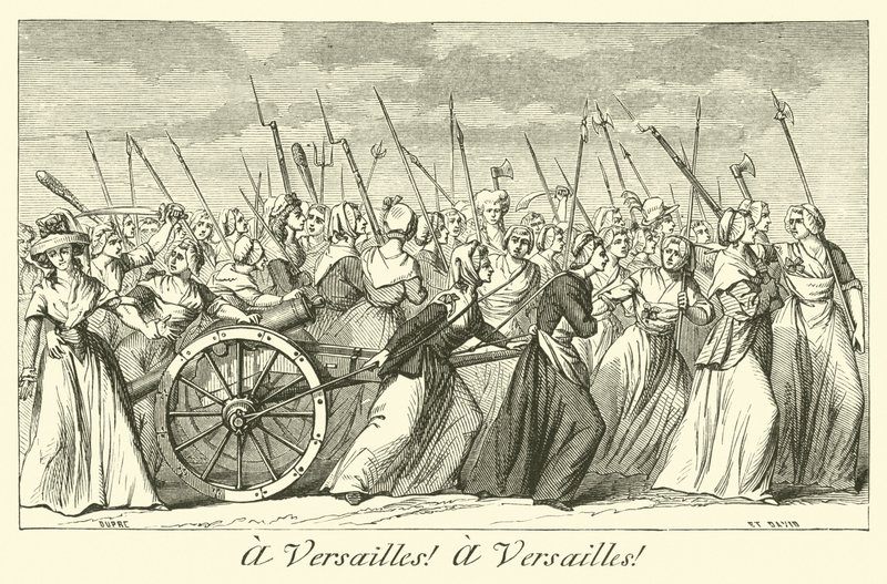 a Versailles! a Versailles! da French School