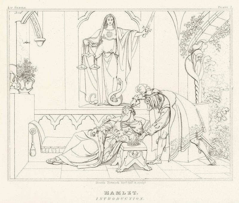 Amleto, Introduzione da Friedrich August Moritz Retzsch
