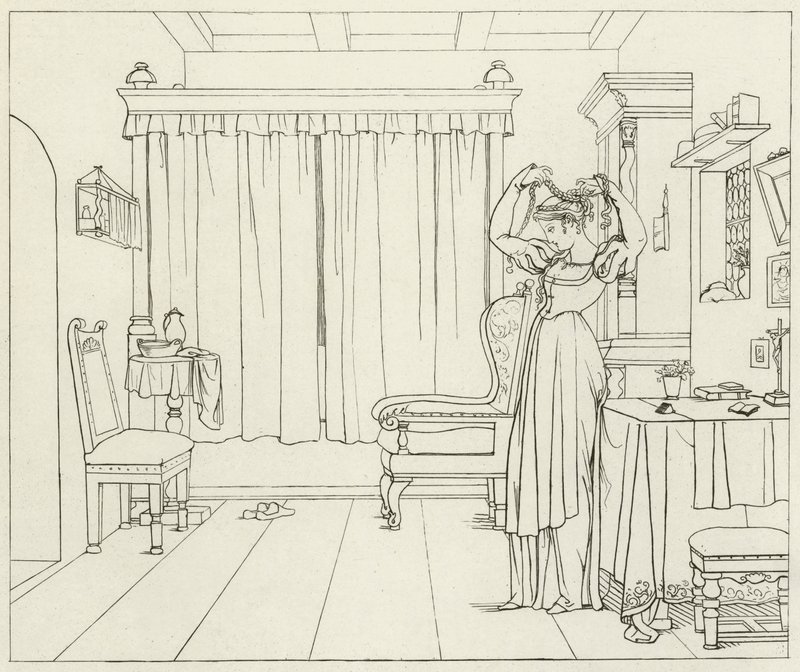 Illustrazione per il Faust di Goethe da Friedrich August Moritz Retzsch