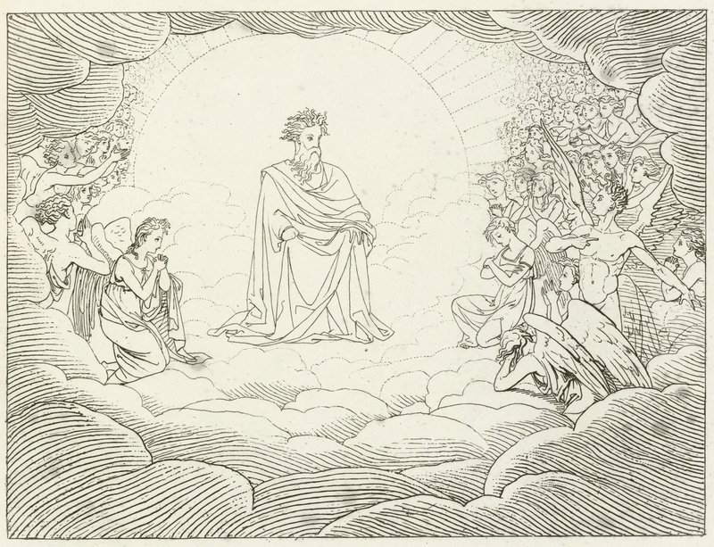 Illustrazione per il Faust di Goethe da Friedrich August Moritz Retzsch