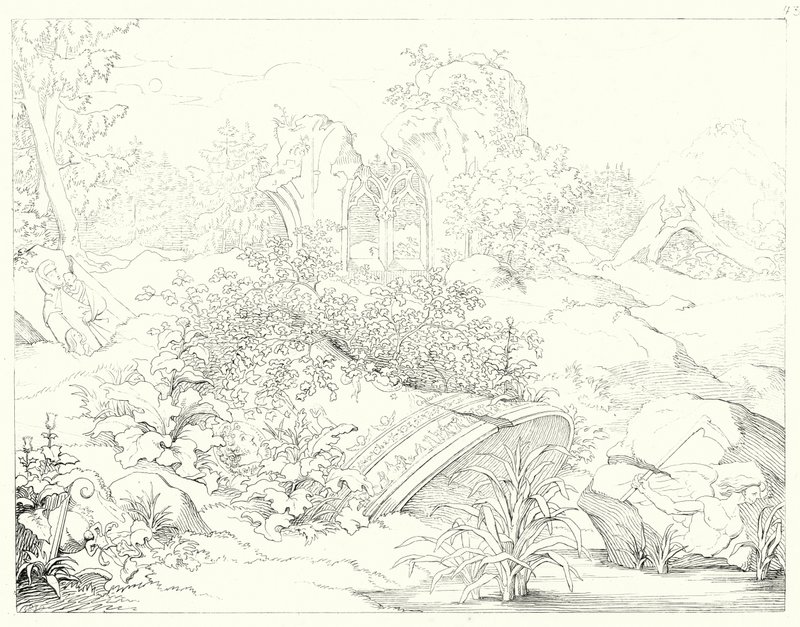 Illustrazione per Lied von der Glocke di Schiller, o Il canto della campana da Friedrich August Moritz Retzsch
