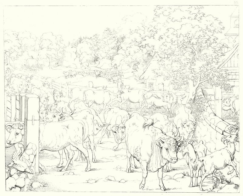 Illustrazione per Lied von der Glocke di Schiller, o La canzone della campana da Friedrich August Moritz Retzsch