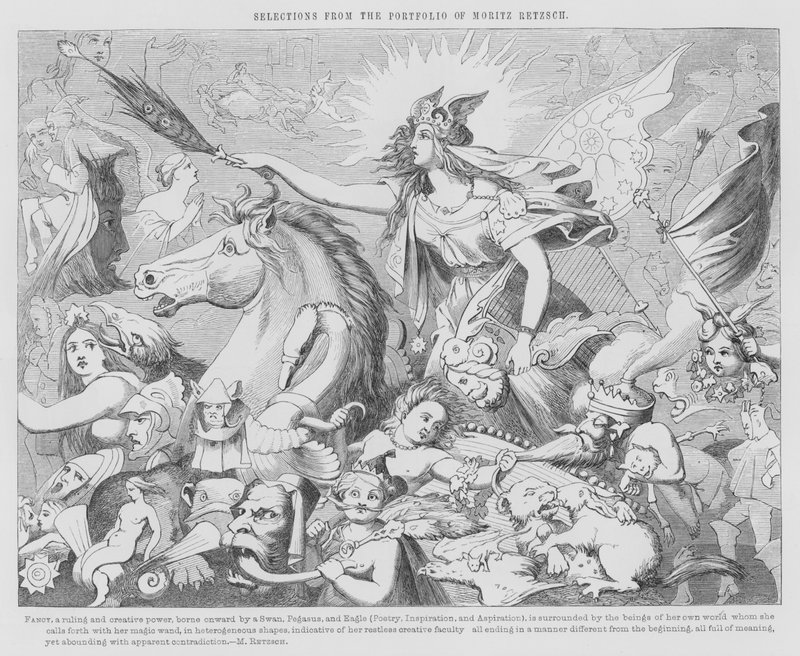 Selezione dal Portfolio di Moritz Retzsch, Fantasia da Friedrich August Moritz Retzsch