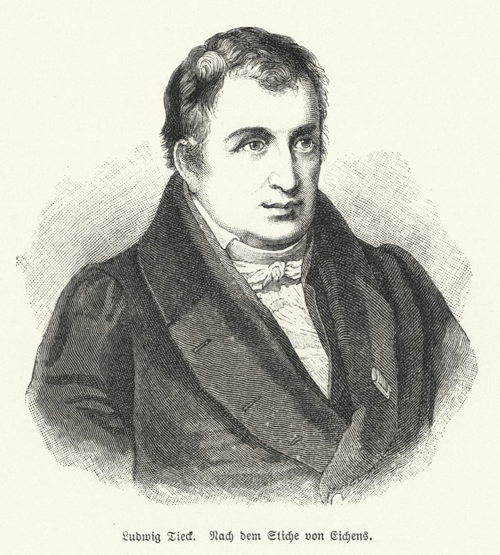 Ludwig Tieck, poeta e critico tedesco da Friedrich Eduard Eichens