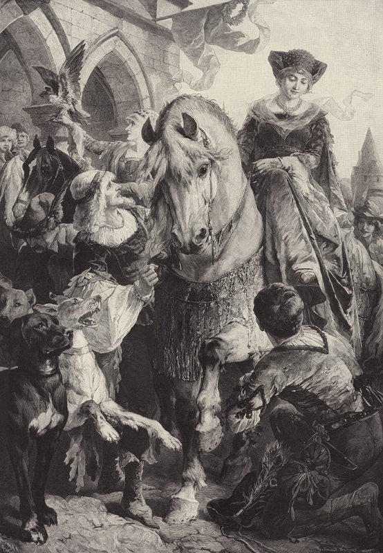 Cavalcata per la caccia da Fritz Wagner