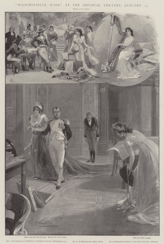 Mademoiselle Mars, al Teatro Imperiale, 25 gennaio da G.S. Amato
