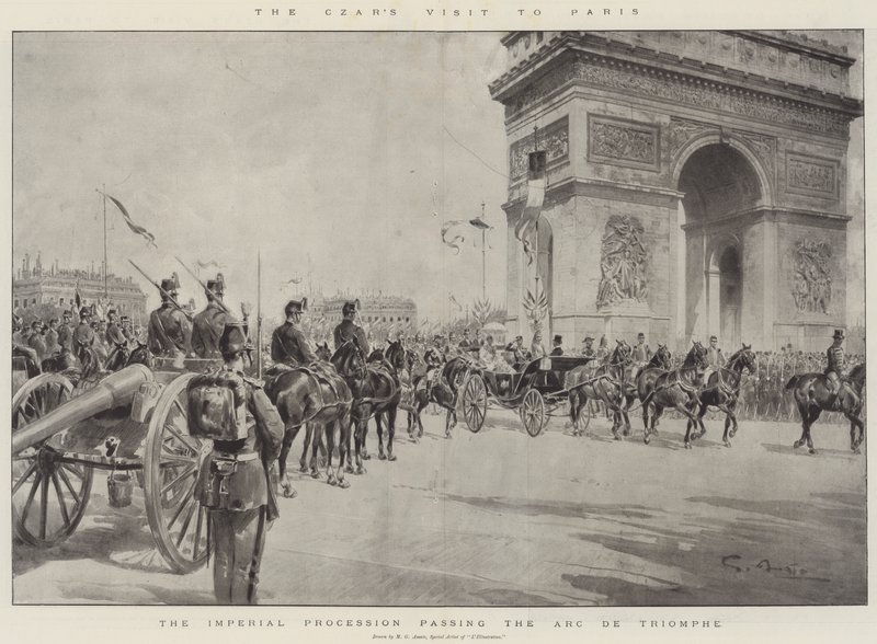 La visita dello zar a Parigi da G.S. Amato