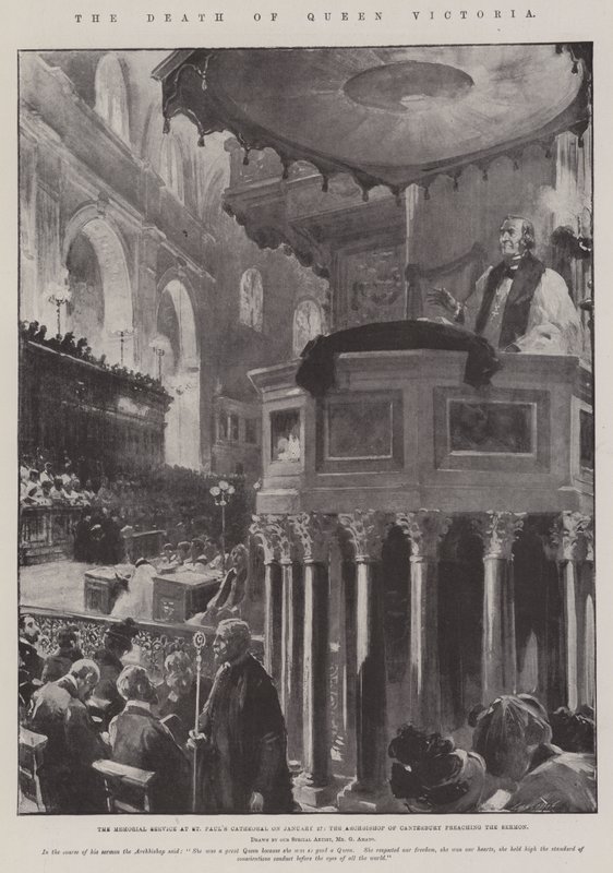 La morte della regina Vittoria da G.S. Amato