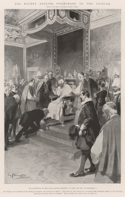 Il recente pellegrinaggio inglese al Vaticano da G.S. Amato