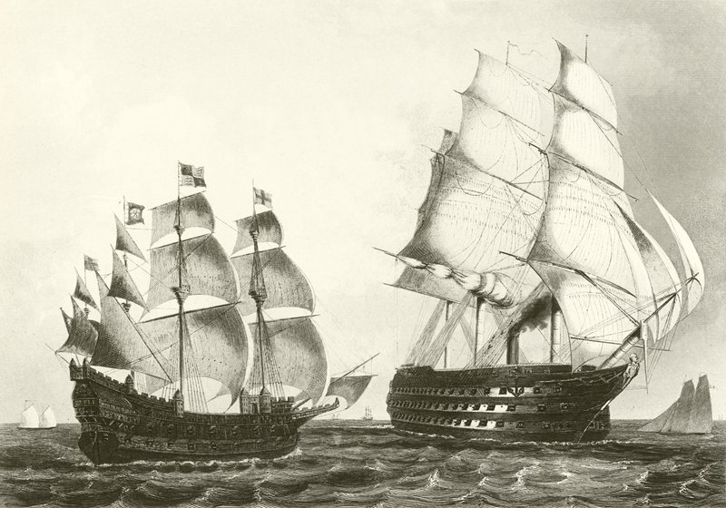 Il Grande Harry Man-of-War da G.W. Terry