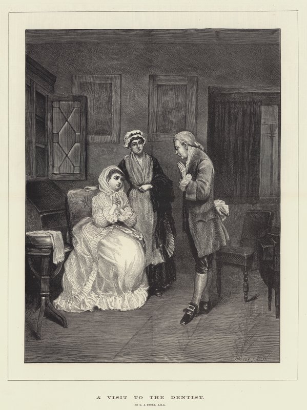 Una visita dal dentista da George Adolphus Storey