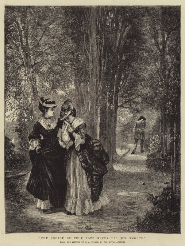 Il corso del vero amore non è mai stato liscio da George Adolphus Storey