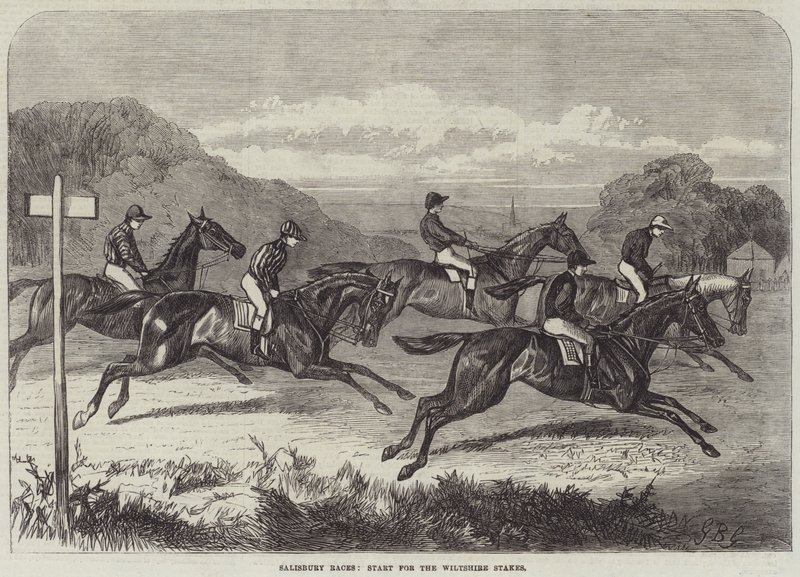 Corse di Salisbury, Partenza per il Wiltshire Stakes da George Bouverie Goddard