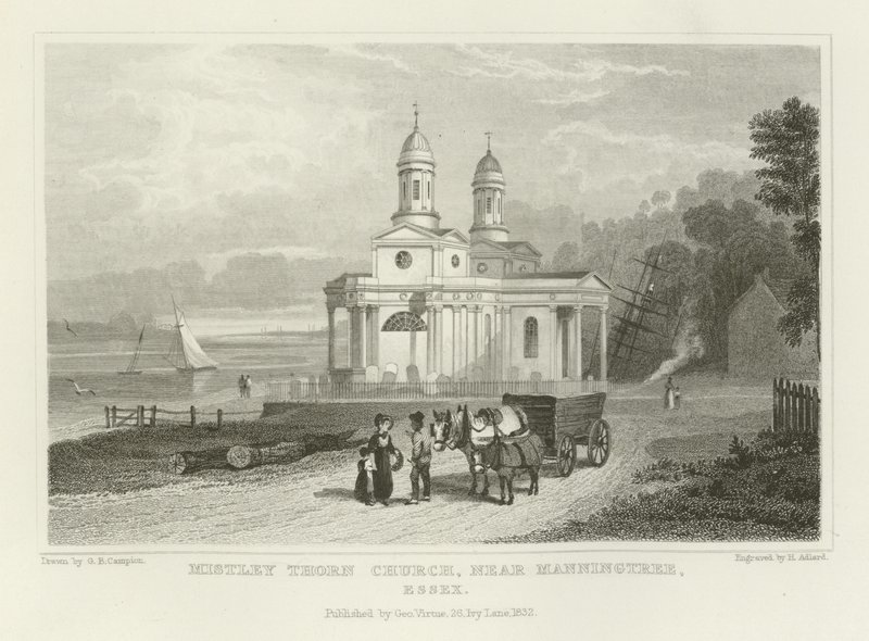 Chiesa di Mistley Thorn, vicino a Manningtree, Essex da George Bryant Campion
