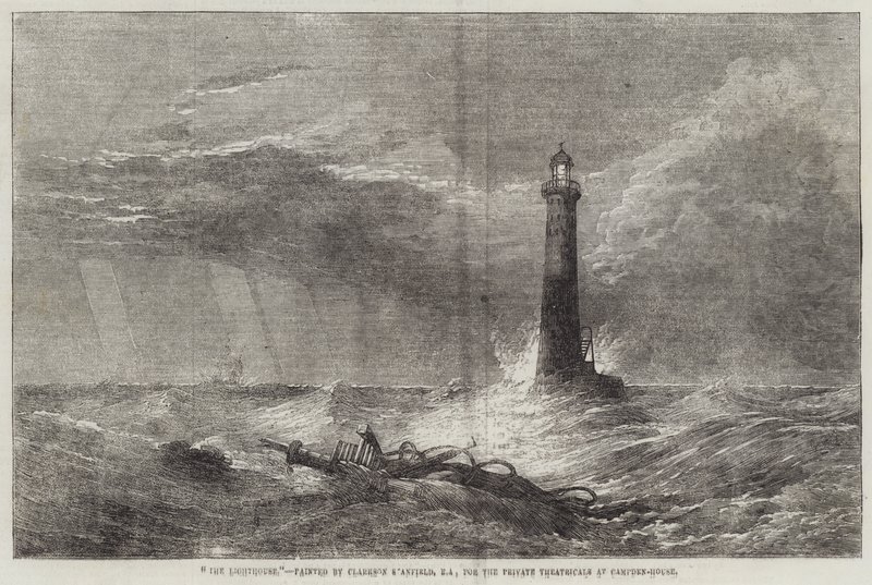 Il faro da George Clarkson Stanfield