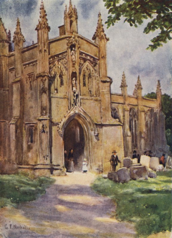 Chiesa di Poroh, Northleach da George Franck Nicholls