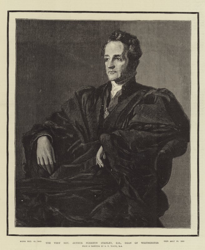 Il Molto Reverendo Arthur Penrhyn Stanley, DD, Decano di Westminster da George Frederick Watts