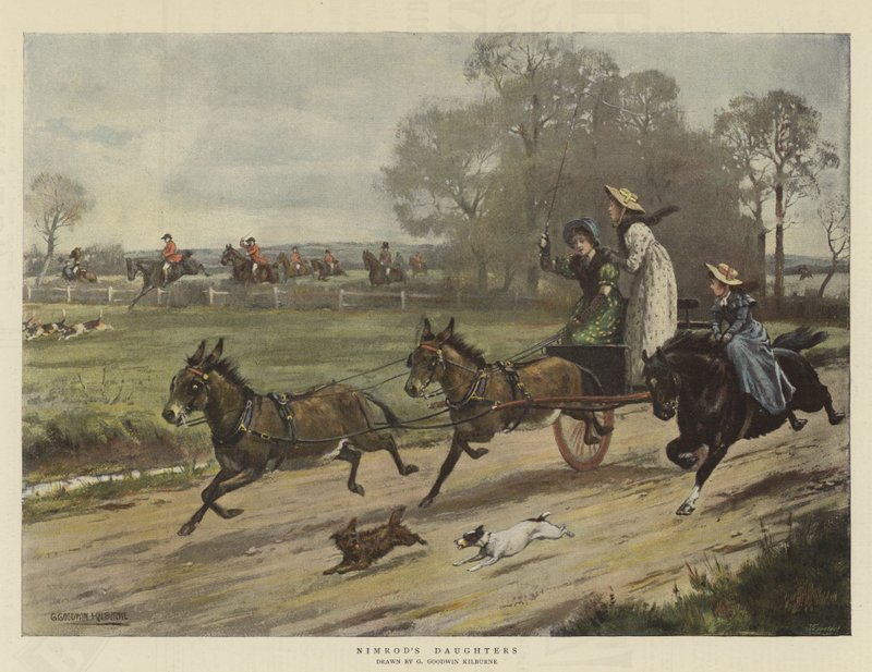 Figlie di Nimrod da George Goodwin Kilburne