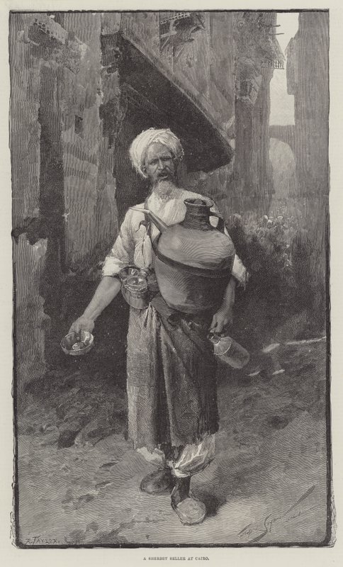 Un venditore di sorbetti al Cairo da George L. Seymour