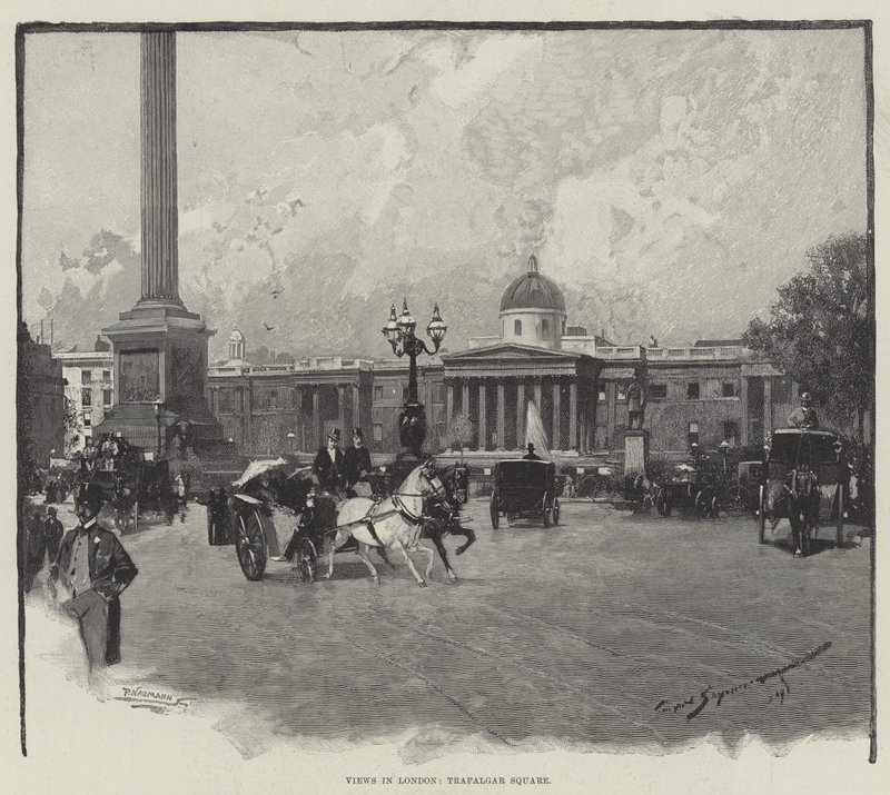 Vedute di Londra, Trafalgar Square da George L. Seymour