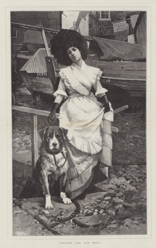 In attesa della barca da George L. Seymour