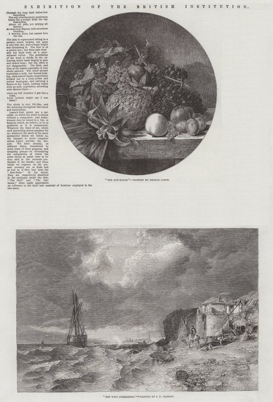 Esposizione della British Institution da George Lance