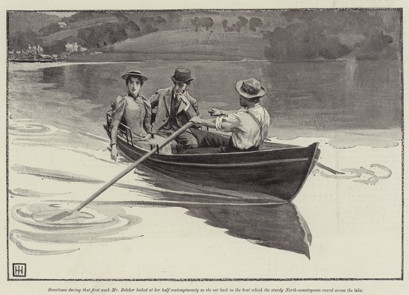 Illustrazione per A Flash of Summer, di Mrs W K Clifford da George Percy Jacomb Hood