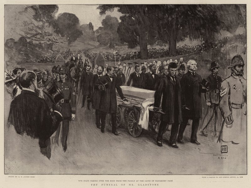 Il funerale di Mr Gladstone da George Percy Jacomb Hood