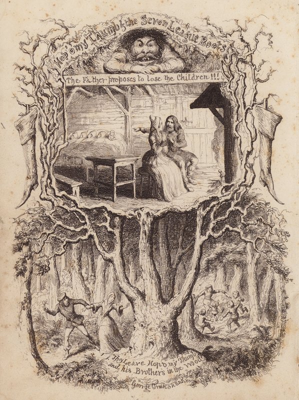 Pollicino (incisione) da George (after) Cruikshank