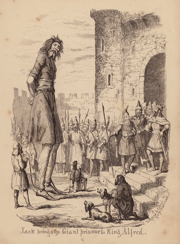 Jack e il Fagiolo Magico da George (after) Cruikshank