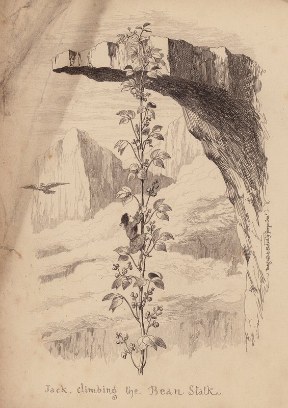 Jack e il Fagiolo Magico da George (after) Cruikshank