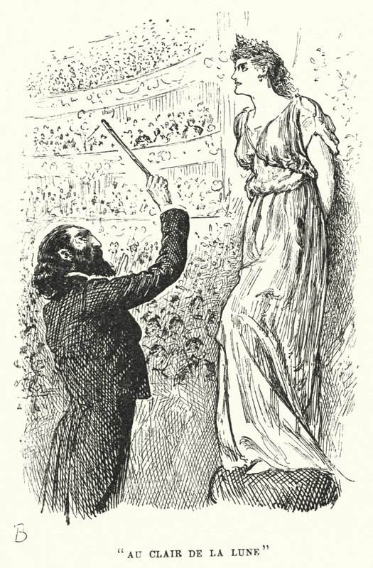 Illustrazione per Trilby di George du Maurier da George (after) Du Maurier