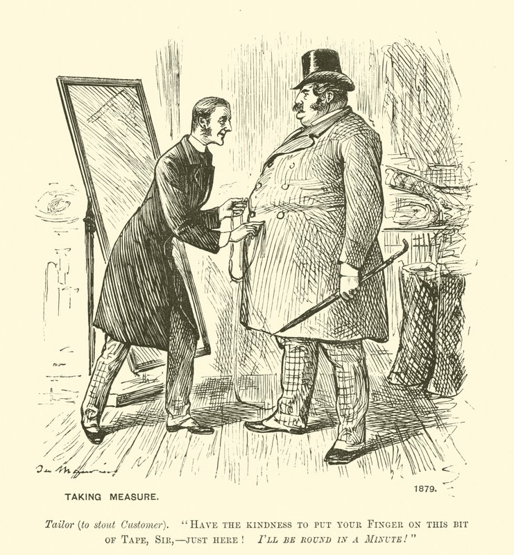 Prendere le misure da George (after) Du Maurier