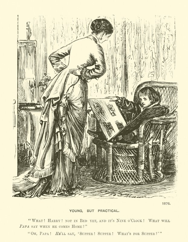 Giovane, ma pratico da George (after) Du Maurier