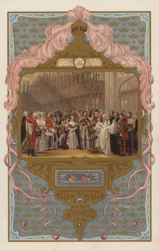Il battesimo del futuro re Edoardo VII da George (after) Hayter