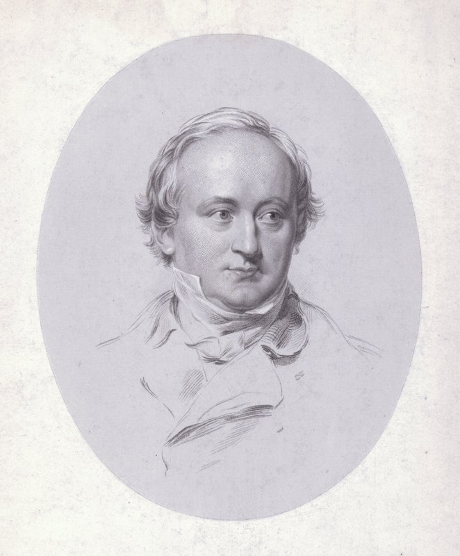 Christian Karl Josias von Bunsen, diplomatico e studioso tedesco (incisione) da George (after) Richmond
