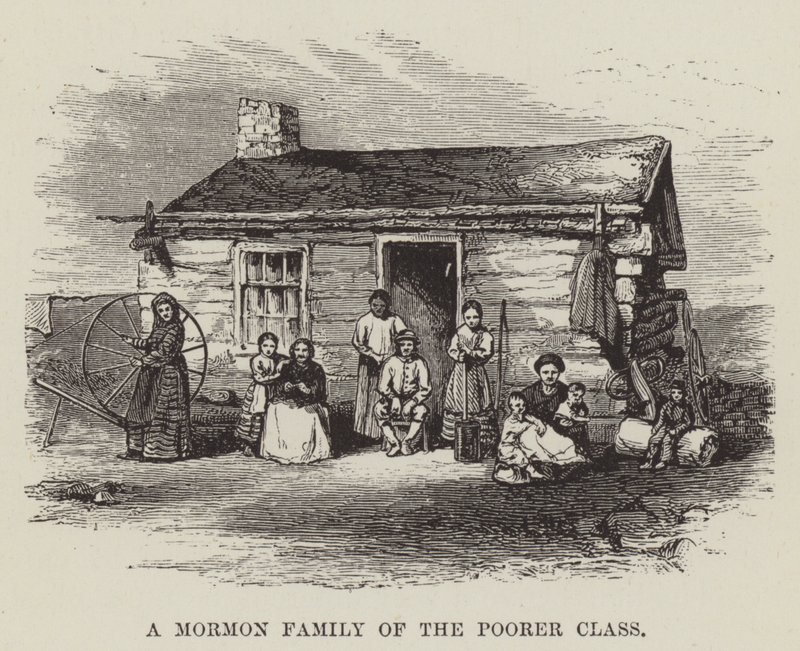 Una famiglia mormone della classe più povera da George Augustus Sala