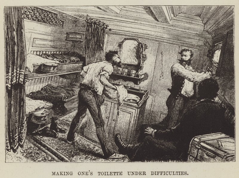 Farsi la toilette con difficoltà da George Augustus Sala
