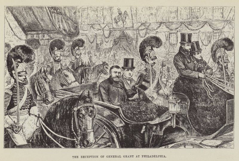 La ricezione del generale Grant a Filadelfia da George Augustus Sala