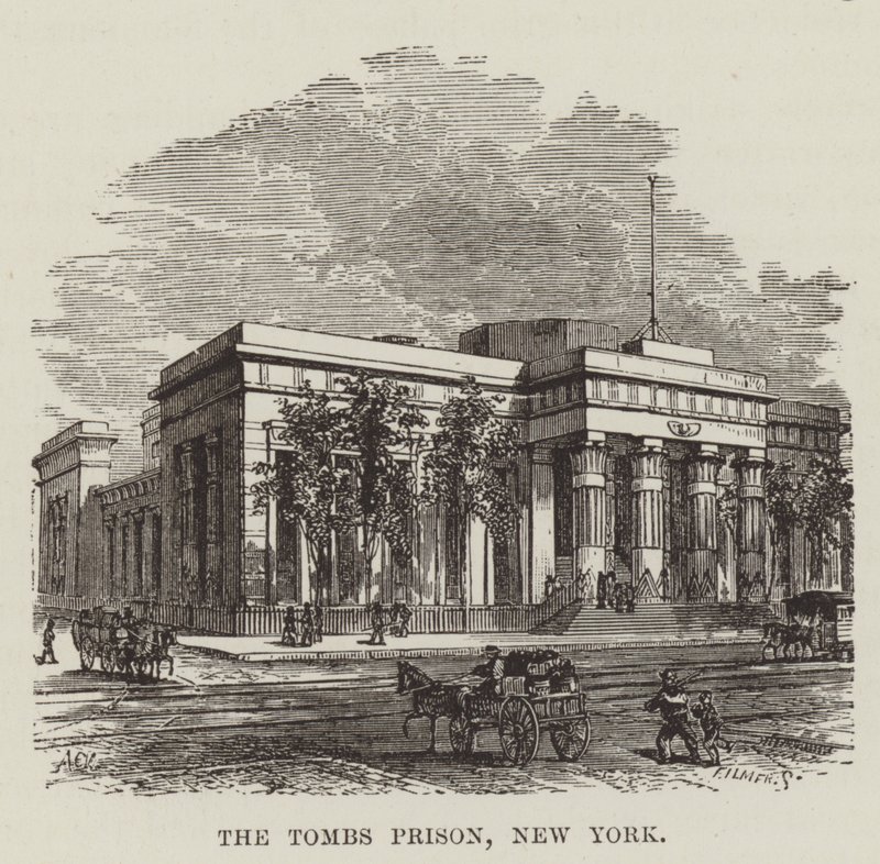 La prigione Tombs, New York da George Augustus Sala
