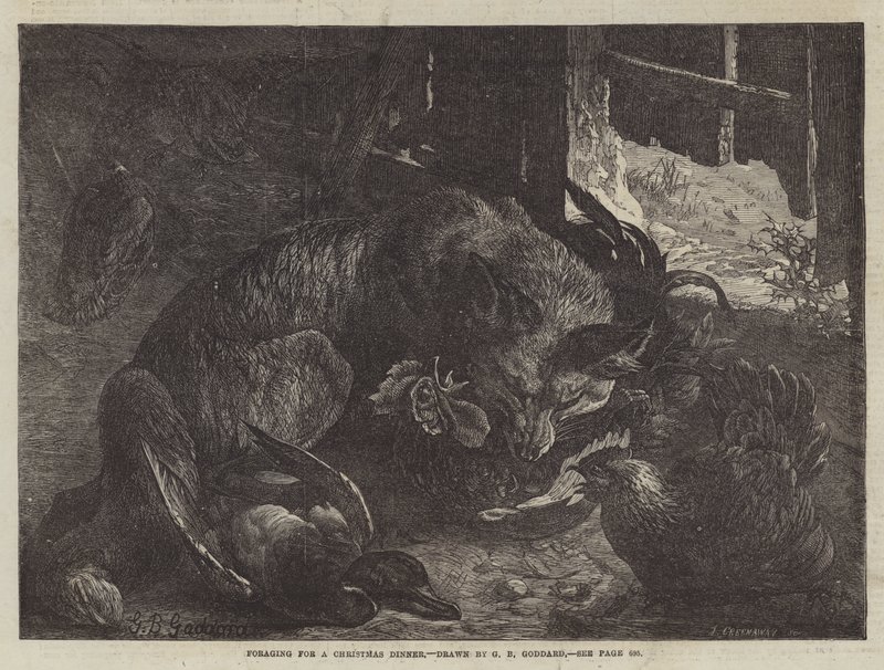 Alla ricerca di una cena di Natale da George Bouverie Goddard