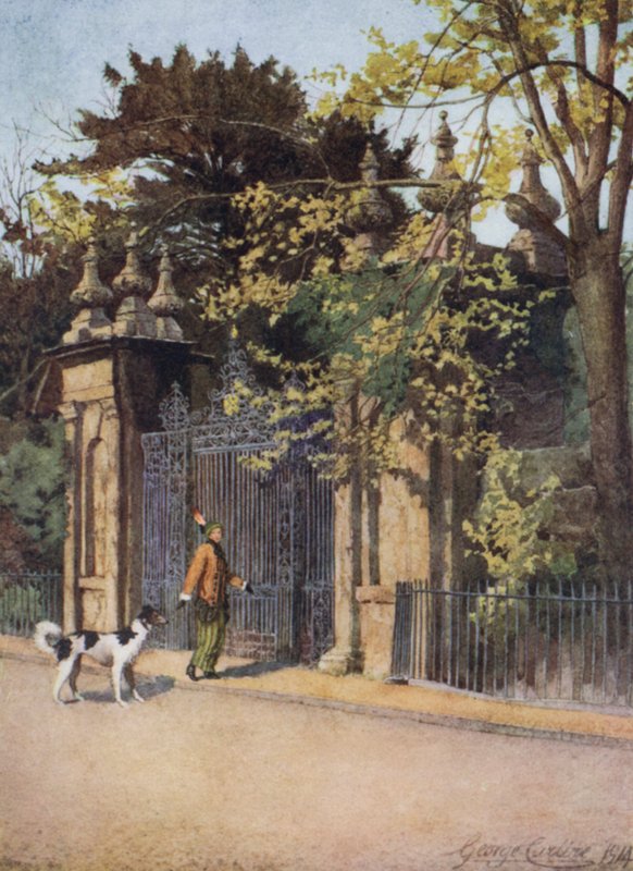 Oxford: Cancelli del Trinity College, Parks