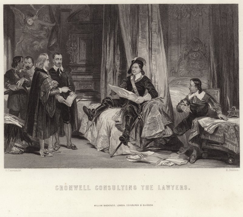 Cromwell consulta gli avvocati da George Cattermole