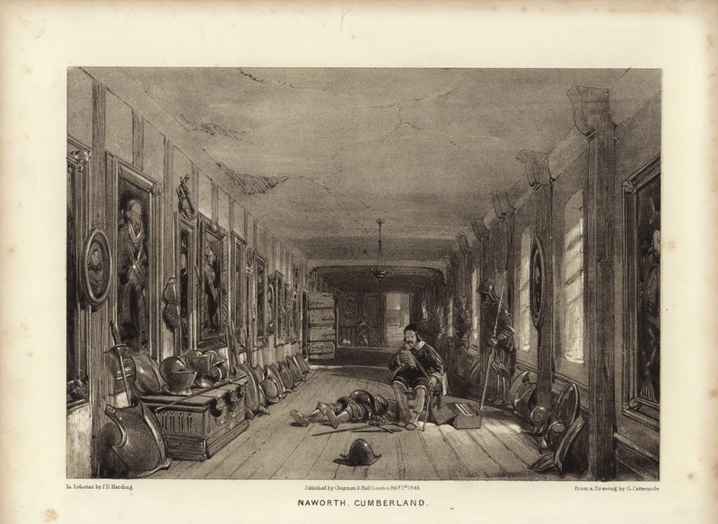 Naworth, Cumberland da George Cattermole