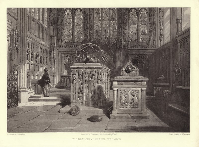 La Cappella Beauchamp, Warwick da George Cattermole
