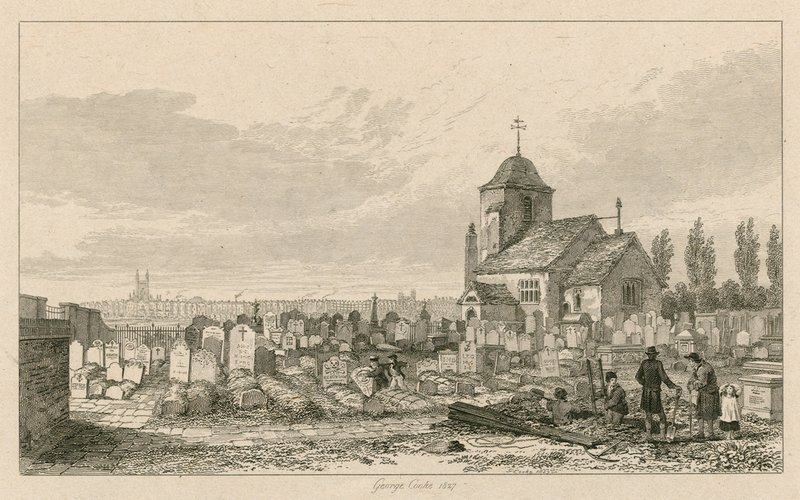 Vecchia chiesa di St Pancras, Londra da George Cooke