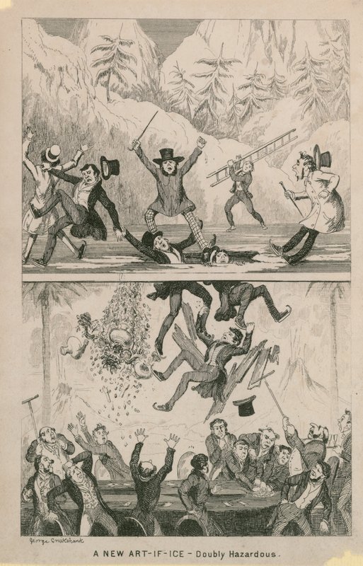 Una nuova arte - doppiamente pericolosa da George Cruikshank